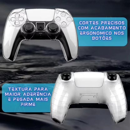 Capa de Proteção Transparente para Controle Dualsense PS5