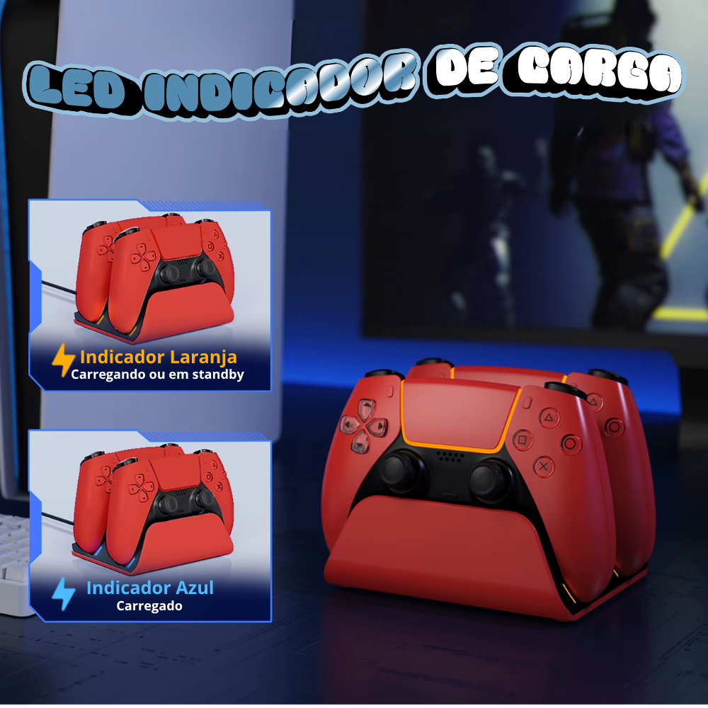 Base de Carregamento Rápido Controle Dualsense PS5