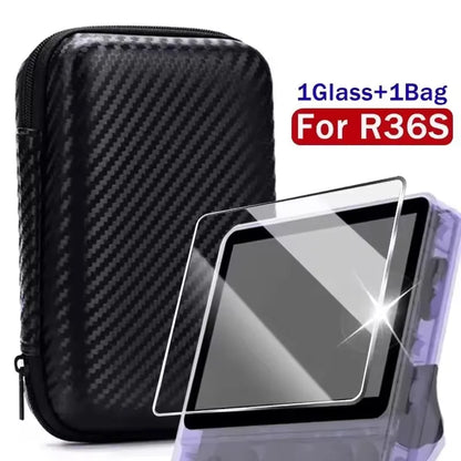 Kit Película + Case para R36S