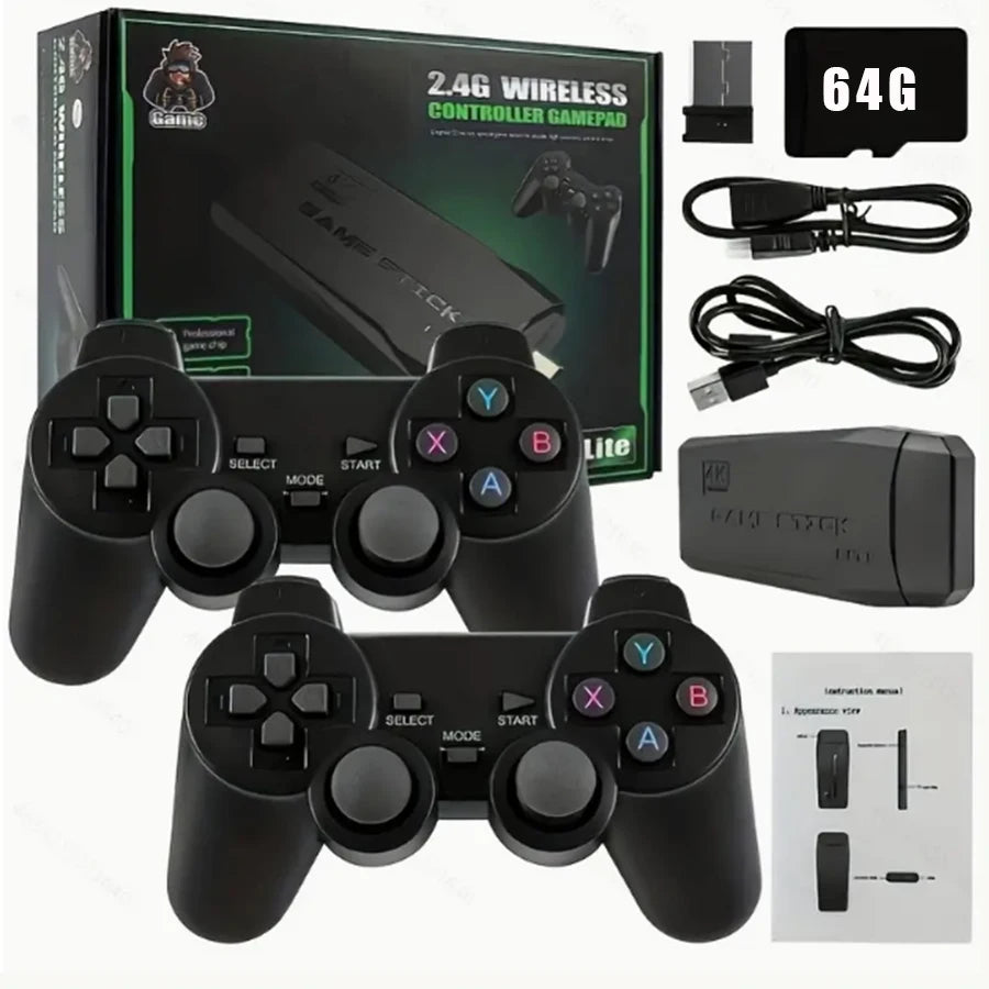 Console Retro Gamestick Controle sem fio 2 Controles