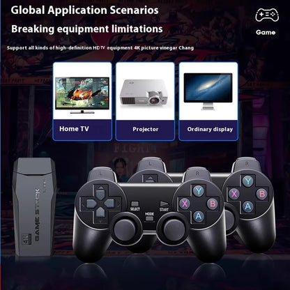Console Retro Gamestick Controle sem fio 2 Controles
