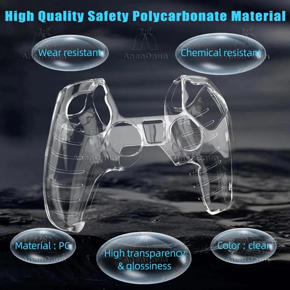 Capa de Proteção Transparente para Controle Dualsense PS5