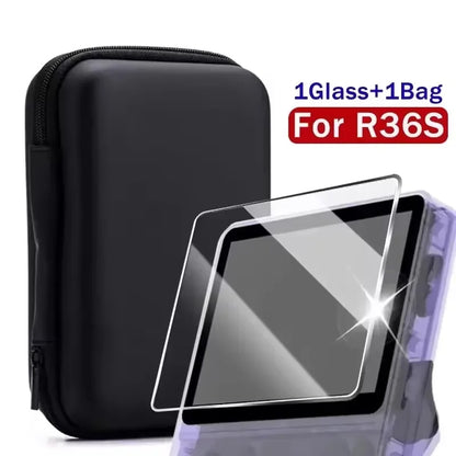 Kit Película + Case para R36S