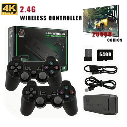 Console Retro Gamestick Controle sem fio 2 Controles